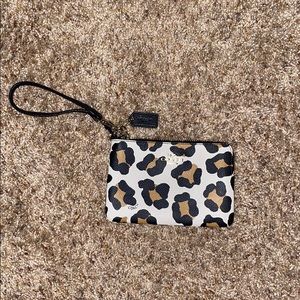 Coach Cheetah Print Wristlet